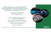 2015 Revision of the FAVOR* Probabilistic Fracture ... · PDF file17.06.2015 · ORNL is managed by UT-Battelle for the US Department of Energy 2015 Revision of the FAVOR* Probabilistic