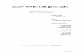Java™ API for USB (javax.usb) - Oracle Software Downloadsdownload.oracle.com/otn-pub/jcp/7837-usb-0.9.0-prd-spec-oth-JSpec/... · Page 1 of 44 Java™ API for USB (javax.usb) JSR-80
