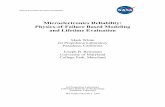 Microelectronics Reliability: Physics-of-Failure Based ... · PDF fileNational Aeronautics and Space Administration Microelectronics Reliability: Physics-of-Failure Based Modeling