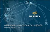 Operations and Technical Update - barrick.q4cdn.combarrick.q4cdn.com/.../Barrick-2017-Operations-and-Technical-Update… · Operations and Technical Update | 3 Our Vision Our Vision