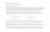Wheatstone Bridge - Saddleback College bridg… · Wheatstone Bridge Saddleback College Physics Department Theoretical Background At first, one might suppose that resistance can be