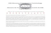 ASE Glossary of Automotive Terminology English/Spanish ... · PDF fileASE Glossary of Automotive Terminology 4 air pressure regulator valve válvula para la regulación de la presión