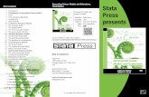 GLM presents -  · PDF fileuse with Stata’s official glm command, ... University Press), Logistic Regression Models (Chapman & Hall/CRC), and with Professor Hardin, Generalized