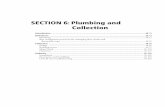 SECTION 6 Plumbing and Collection - University of …septic.umn.edu/sites/septic.umn.edu/files/section_06_plumbing_and... · O & M and troubleshooting ... Plumbing and collection