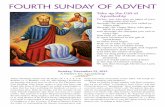 FOURTH SUNDAY OF ADVENT - …images.acswebnetworks.com/1/2708/Eng_12_22_13_Color1.pdf · The response to today’s Responsorial Psalm identi- ... backwards spells the Latin words