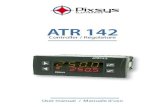 ATR 142 - Trafag · PDF file8 ATR 142 - User manual 2.2 Hardware Features Analogue input AN1. Configurable via software. Thermocouple type: K, S, R, J. Automatic compensation of cold