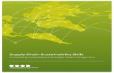 Supply Chain Sustainability Shift - Corporate Citizenship · PDF fileorigin of materials and sourcing relationships in the supply chain are clearly understood and that risks in ...