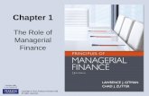 The Role of Managerial Finance - TMC Business - Hometmcbusinessfaculty.weebly.com/uploads/7/8/7/6/7876424/bua321_ch01... · • Managerial finance is concerned with the duties of