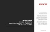 Benefits of ISO 22000 certification to your organization ... · PDF fileISO 22000 certification (also known as “registration”), is a third-party audit performed by a certification