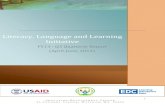 Literacy, Language and Learning Initiativepdf.usaid.gov/pdf_docs/PA00JJ8Q.pdf · ... Language and Learning Initiative . FY13 - Q3 ... EGRA Early Grade Reading Assessment . ELATWG