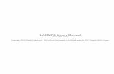 LAMMPS Users Manual - University of Alabama · PDF fileLAMMPS Users Manual i. Table of Contents USER-AWPMD package