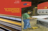 SAFEGUARDING OF HYDRAULIC POWER PRESS · PDF fileSEPTEMBER 2010 SAFEGUARDING OF HYDRAULIC POWER PRESS BRAKES. GUIDE RF-634 ... nism can be manual or automatic. ... • The safety point,