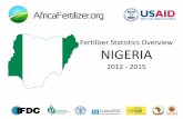 Fertilizer Statistics Overview NIGERIA - … Statistics Overview NIGERIA ... 93.3% 742,216 98.3% 417,976 97.4% Industrial/Mines 8,392 1 .7% 73,027 ... officer negedu@hotmail.com