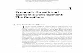 Economic Growth and Economic Development: The …assets.press.princeton.edu/chapters/s8764.pdf · 4 . Chapter 1 Economic Growth and Economic Development: The Questions Density of