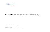 Nuclear Reactor Theory - Tokyo Institute of · PDF filenuclear energy production and to nuclear physics, and the material focuses on the principles of ... Introduction (1-1-1) Nuclear