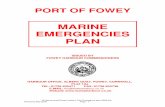 MARINE EMERGENCIES PLAN - Fowey Harbour · PDF fileMARINE EMERGENCIES PLAN ISSUED BY ... an oil pollution incident ... Emergency Plan and other authority and local plans
