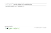 STAAD Foundation Advanced -   · PDF file2.2 ACI 318-2008 & 2011 ... STAAD Foundation Advanced v7 can parametrically create, ... Punching shear check V8i (SELECTseries 3)