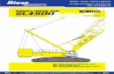 HYDRAULIC CRAWLER CRANE - Bigge · PDF fileMax. Lifting Capacity: 440 US ton x 18 ft Max. Boom Length: 315 ft Max. Luffing jib Combinations: 256 ft+ 217 ft Model: SL4500 HYDRAULIC