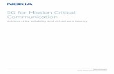5G for Mission Critical Communication - BME-HITjakab/edu/litr/5G/Nokia_5G_for_Mission_Critical... · 5G for Mission Critical Communication ... 5G Use cases requiring low ... information