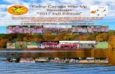 Camp Cayuga Waz-Up Newsletter “2017 Fall Edition” · PDF fileCamp Cayuga Waz-Up Newsletter “2017 Fall Edition ... We would like to wish a very special HAPPY BIRTHDAY to all of
