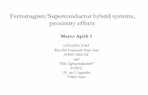 Ferromagnet/Superconductor hybrid systems, …magnetism.eu/esm/2003-brasov/slides/aprili-slides-1.pdf · “Pôle Supraconductivité ... 75005 Paris Ferromagnet/Superconductor hybrid