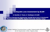Urban Earthquake Loss Assessment by ELER - unina.it · PDF fileUrban Earthquake Loss Assessment by ELER ... Structural response assessment: Performance Point ... disastrous earthquake.