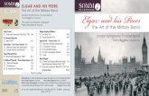 ELGAR AND HIS PEERS SOMMCD 0170 The Art of the · PDF fileon the Queen’s significance to her adopted country. ... Elgar’s score was arranged for military band by Captain (later