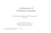 Evaluation of Predictive Models - MIT OpenCourseWare · PDF fileEvaluation of Predictive Models Assessing calibration and discrimination ... c-Index Training Set c-Index Test Set c-Index