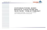 OZONATION AND BIOFILTRATION IN WATER TREATMENT · PDF fileozonation and biofiltration in water treatment operational status and optimization issues techneau, d.5.3.1 b december 2006