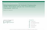 Management of Adult Patients with Ascites Due to · PDF fileManagement of Adult Patients with Ascites Due to Cirrhosis: Update 2012 AASLD PRACTICE GUIDELINE The . Management of Adult
