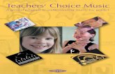 Teachers’ Choice Music 1 - ♪ K-8 General Music lesson ... Choice Music One Sample.pdf · Teachers’ Choice Music GRADE 1 1. ... Pitch ActivitySheet 2 Lesson five: Dynamics 1