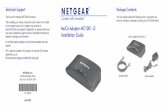 Thank you for selecting NETGEAR products. After installing ... · PDF file3 To connect a MoCA adapter to your router and your indoor cable Internet outlet: 1. Connect the MoCA adapter