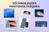 TECHNOLOGIES PHOTOVOLTAÏ · PDF fileSi on désire récupérer le maximum de puissance d’un module photovoltawque, il est nécessaire d’utiliser un adaptateur de charge (maximum