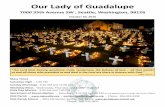 Our Lady of Guadalupe · PDF fileOur Lady of Guadalupe 7000 35th Avenue SW , Seattle, Washington, 98126 ... The novena is available on our parish website (including a podcast version)