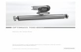 Krohne OPTIMASS 7000 Coriolis Mass Flow Meter Manual · PDF fileThis mass flowmeter is designed for the direct measurement of mass flow rate, product density and product temperature.