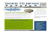 TIGER TD NEWS · PDF fileTalent Development Program—Davidson Elementary School January 2013 ... • Feb. 1-28th : ... Math Olympiad is a challenging problem