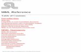 MML Reference - Table of contents - Daube · PDF fileMML Reference Table of Contents Introduction MML files Using MML to create FrameMaker documents ... Then use the Import command