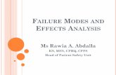 Failure Modes and Effects Analysis - Quality Management …medicinequality.ksu.edu.sa/ContentData/QualityPolicies/en_2040-85... · Failure Modes and Effects Analysis (FMEA) is a systematic,
