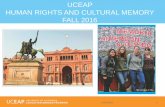 UCEAP HUMAN RIGHTS AND CULTURAL MEMORY …eap.ucop.edu/Documents/_forms/1617/Chile/Human_Rights_Multi-Site/… · Human Rights and Cultural Memory, ... Los K & la Campora ... webpage