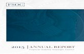 2015 ANNUAL REPORT - U.S. Department of the Treasury · PDF fileFinancial Stability Oversight Councili i Financial Stability Oversight Council The Financial Stability Oversight Council