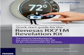 Quick start guide for the Renesas RX71M Revelation Kit · PDF file7 1. RX71M Revelation Board 1.1 Overview of the board The RX71M Revelation Board provides several switches, LEDs and