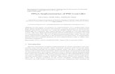 FPGA Implementation of PID Controller - ipco-co.comipco-co.com/PET_Journal/Papers CEIT'14/002.pdf · FPGA Implementation of PID Controller ... The first realizations of digital implementation