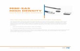 MINI-SAS HIGH DENSITY - Farnell · PDF fileMINI-SAS HIGH DENSITY Connectors & Cable Assemblies DATA COMMUNICATIONS /// MINI SAS HD CONNECTOR & CABLE ASSEMBLY Mini-SAS High Density