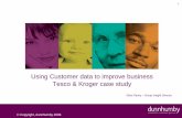 Using Customer data to improve business Tesco & … the heart of Tesco’s communications to customers is the Clubcard statement
