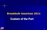 Custom of the Port - JOC.comIncoterms+DennisMottola.pdf · •What is Custom of the Port? •What does Incoterms say? ... international sales-contract based on Incoterms 2010, ...