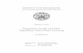 DLL Algorithms and Resolution Proofsjanh/papers/diplomathesis_letter.pdf · Resolution Proofs and DLL ... studied algorithmic problems in computer science. ... dag-like resolution