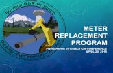 METER REPLACEMENT PROGRAM - PNWS-  Sessimeter replacement program pnws-awwa 2015 section conference april 29, 2015