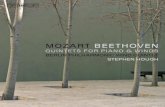 MOZART BEETHOVEN -  · PDF fileMOZART BEETHOVEN QUINTETS FOR PIANO & WINDS ... I myself consider it to be the best thing I ... In contrast to Mozart, Beethoven only produced a