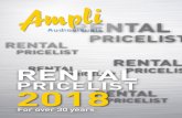 RENTAL - Homepage |  · PDF fileRENTAL PRICELIST RENTAL RENTAL PRICELIST PRICELIST RENTAL PRICELIST ... (15” speaker + 2” driver) 500W 18,50 P&M B118
