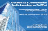 ArchiMate as a Communication Tool in Launching an EA Effort fileand integration of business processes across institutional boundaries. Genzyme Corporate Context ... emerging Genzyme